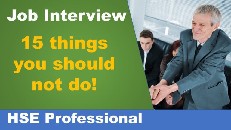 15 things you should not do in your next Job Interview