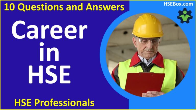 A Career in HSE (Health, Safety, and Environment)